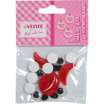 Набор "Глазки. Носики. Ротики" 20 шт,  самоклеящийся