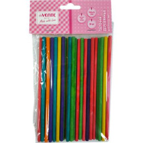 Набор "Палочки деревянные" 150*5мм 30шт. круглые, ассорти