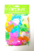 Набор "Перья для декорирования 2 Яркий микс" 1 вид