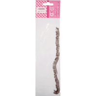 Реснички декоративные, ширина 1см, длина 20см, коричневые