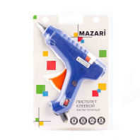 Клеевой пистолет, мощность 60 Вт, диаметр клеевого стержня 1,1см (кнопка включ.,2 стержня в компл.)