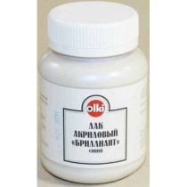 Лак акриловый  100 мл , бриллиантовый синий