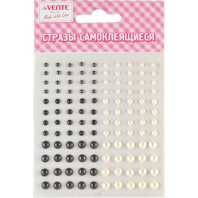 Стразы клеевые "Жемчуг " 9,5*10,5см, ассорти