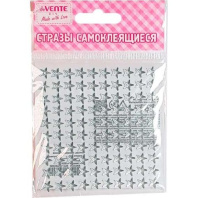 Стразы клеевые "Звезда" 9*9см, акрил, белые