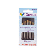 Иглы для шитья 3-9, 20шт