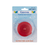 Рулетка канцелярская Gamma, 1.5м., брелок