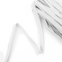 Лента эластичная 8мм*10м белая