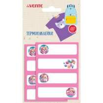 Набор именных термонаклеек на тканевой основе "deVENTE. Candy Cat" 60x20 мм, 8 шт.