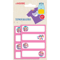 Набор именных термонаклеек на тканевой основе "deVENTE. Candy Cat" 60x20 мм, 8 шт.