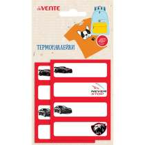 Набор именных термонаклеек на тканевой основе "deVENTE. Never Stop" 60x20 мм, 8 шт.