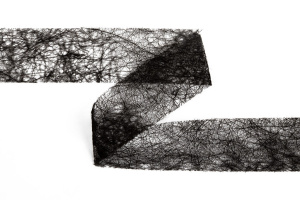 Термолента "Паутинка" 10мм *3м черная