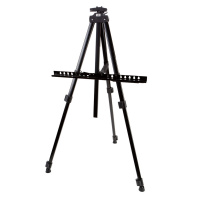Мольберт полевой (тренога) 125см с нижней штангой металлический , с сумкой