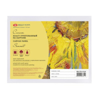 Холст на картоне 15*20 см "Сонет" 100% хлопок, 280 г/м2, мелкое зерно