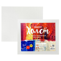 Холст на картоне 30*35 см "Egoist" 100% хлопок, 280 г/м2, мелкое зерно