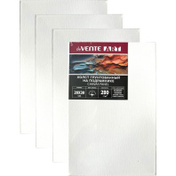 Холст на подрамнике 20*30см 100% хлопок,280г/м, мелкое зерно, грунтованный