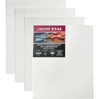 Холст на подрамнике 25*30см 100% хлопок,280г/м, мелкое зерно, грунтованный