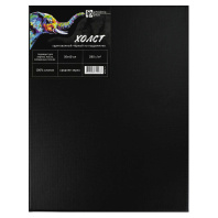 Холст на подрамнике 30*40см "Феникс+. Слон" 100% хлопок, 280 г/м2, среднее зерно, черный