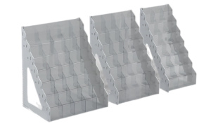 Горка-накопитель универсальная "Ай-Петри" 42 ячейки, 495*600*400мм, на полку 400мм, акрил