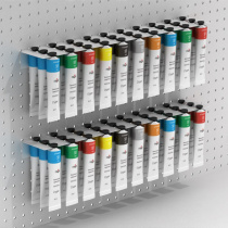 Полка металлическая "Ван Гог мини" 500*80*40мм, сталь 1мм, покраска,