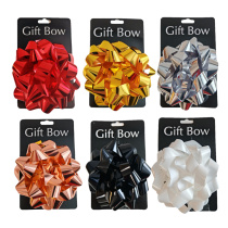 Бант подарочный 15см, на скотче, ассорти цветов