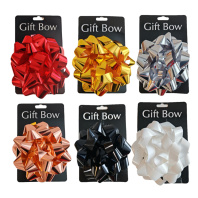 Бант подарочный 15см, на скотче, ассорти цветов