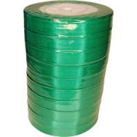 Лента упаковочная атласная 12мм, 22 м морская волна (10шт/уп)