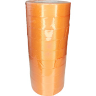 Лента упаковочная атласная 20мм, 22 м персик (10шт/уп)