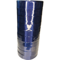 Лента упаковочная атласная 20мм, 22 м синяя (10шт/уп)