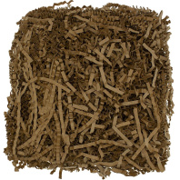 Наполнитель бумажный 50гр, 3 мм,  крафт темный