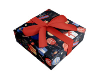 Бумага упаковочная 70*100см  "Bang. Синий"