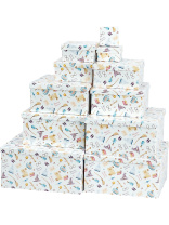 Набор подарочных коробок 11в1 "Школа магии" 25,5*25,5*13 - 5,5*5,5*2,5 см