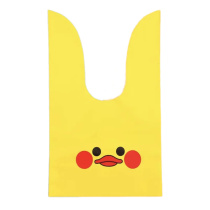 Мешок подар. ПВХ  с ушами 20*33см "Утёнок" жёлтый 50шт/уп