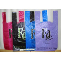 Пакет майка ПНД 30см+14см*55см 25мк Fa цветной