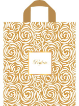 Пакет 35*31см (95мк) с петлевой ручкой "Перфекто Роузи" ПВД