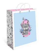 Пакет 26*24*10см "Дворец" с пласт. ручками, мягкий пластик