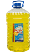 Средство для мытья посуды Радуга 5 л Лимон ПЭТ