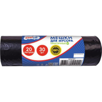 Мешки для мусора "CleanLab" 45см/51см, 8мкм 20л, 30шт. в рулоне