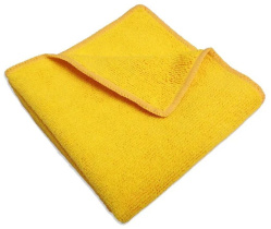 Салфетка универсал 30х30см, микрофибра жёлтая