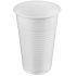 Стакан пластиковый белый, 200мл. 100шт в уп.