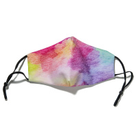 Маска гигиеническая 22,5*13см  "Спектр цветов"  хлопок + полиэстер