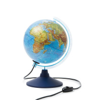 Глобус д-р 210 Физический, подсветка, классик, евро, карт.короб