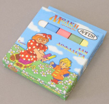 Мел цветной асфальт. 5шт.