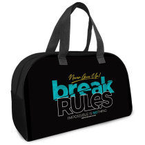 Сумка для внешкольных занятий 35*23*14,5см Оникс "Break rules" карман