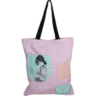 Сумка-шоппер 35*40см "deVENTE.  Mentality" на кнопке, 1 внутр. карман на молнии, 3 внешн.кармана