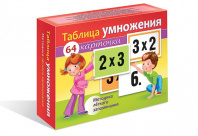 Карточки обучающие "Таблица умножения" 64карточки