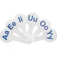 Веер "Английские гласные буквы"