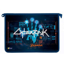 Папка д/тетрад. А4 (340*240*45) молния сверху, ламинат "Кибертема"