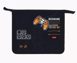 Папка д/тетрад. А5 (240*205*40) 1отд. молния сверху, пластик "404: Домашка не найдена"