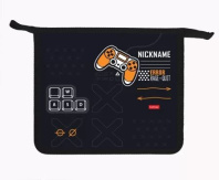 Папка д/тетрад. А5 (240*205*40) 1отд. молния сверху, пластик "404: Домашка не найдена"