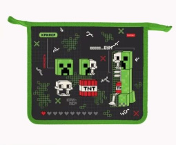 Папка д/тетрад. А5 (240*205*40) 1отд. молния сверху, пластик "Pixel Boom"